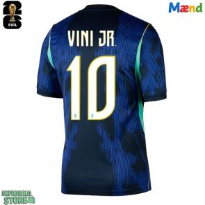 Brasilien Vinicius Junior #10 Replika Udebanetrøje VM 2026 Kortærmet